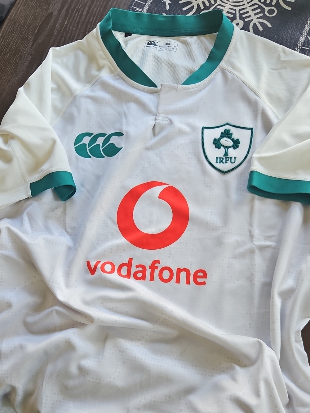 Canterbury Ireland IRFU Rugby Jersey - Men's xxxl (US Xxl Slim Fit)